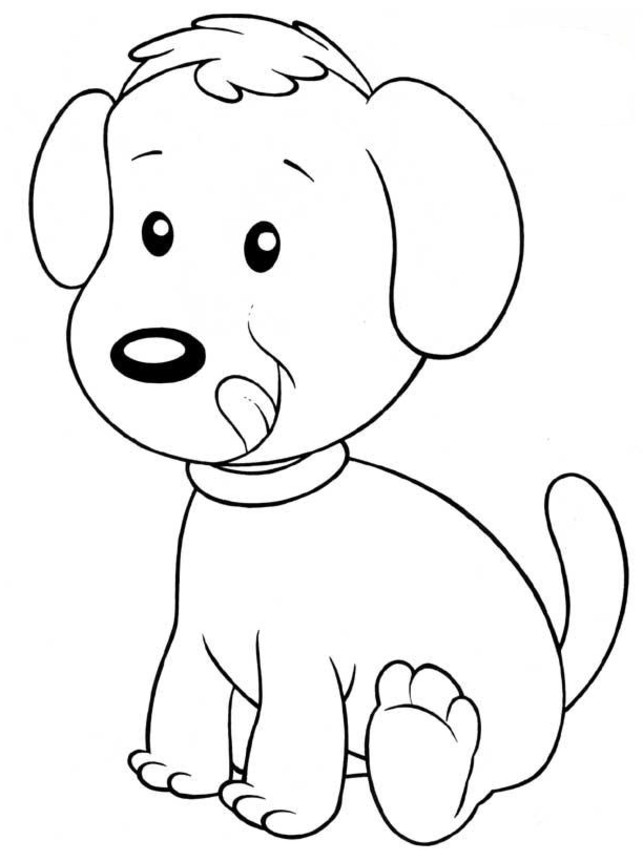 Coloring page: Dog (Animals) #3097 - Free Printable Coloring Pages