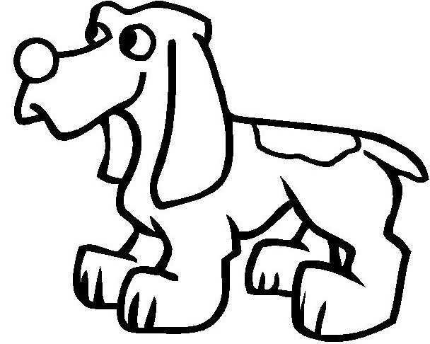 Coloring page: Dog (Animals) #3100 - Free Printable Coloring Pages