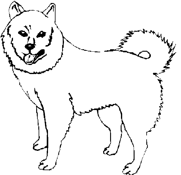 Coloring page: Dog (Animals) #3103 - Free Printable Coloring Pages