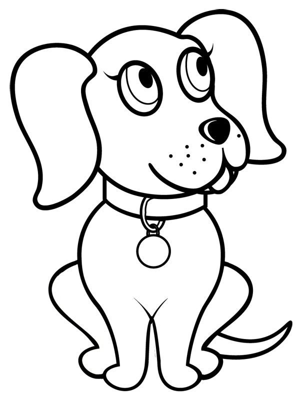Coloring page: Dog (Animals) #3107 - Free Printable Coloring Pages