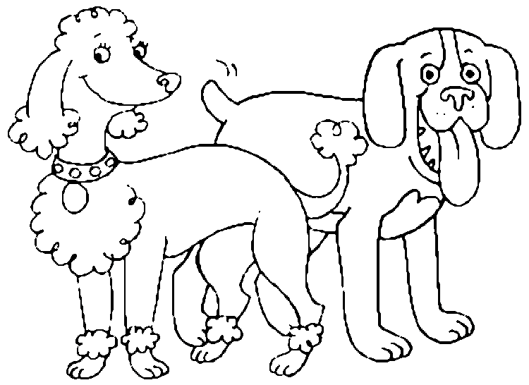 Coloring page: Dog (Animals) #3152 - Free Printable Coloring Pages