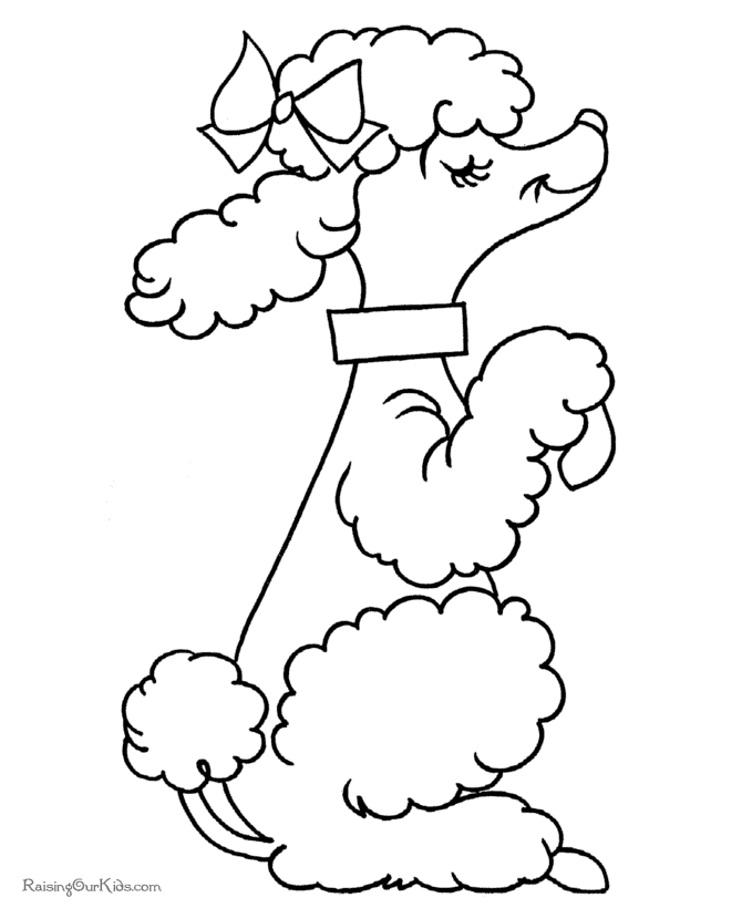 Coloring page: Dog (Animals) #3153 - Free Printable Coloring Pages