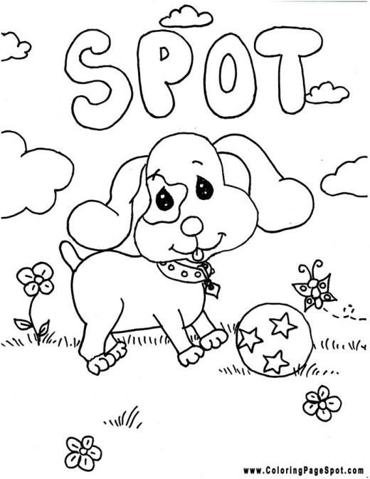 Coloring page: Dog (Animals) #3186 - Free Printable Coloring Pages