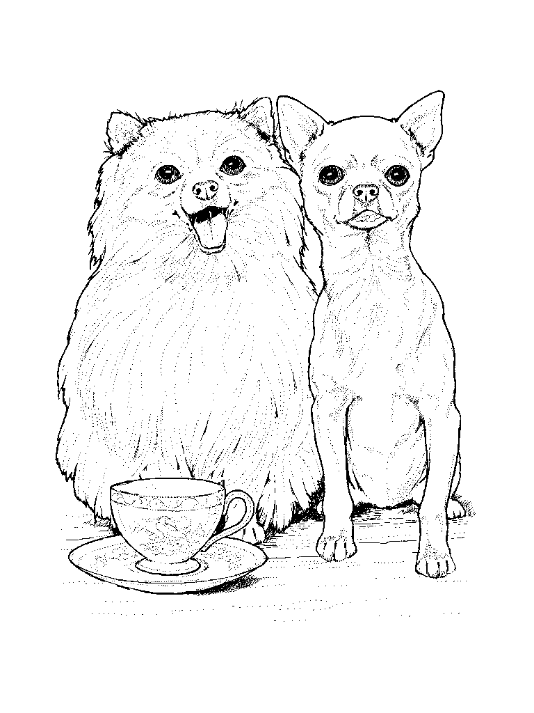 Coloring page: Dog (Animals) #3189 - Free Printable Coloring Pages