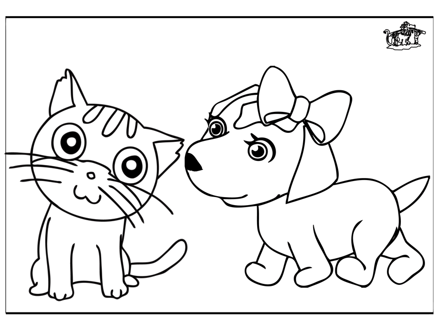 Coloring page: Dog (Animals) #3193 - Free Printable Coloring Pages