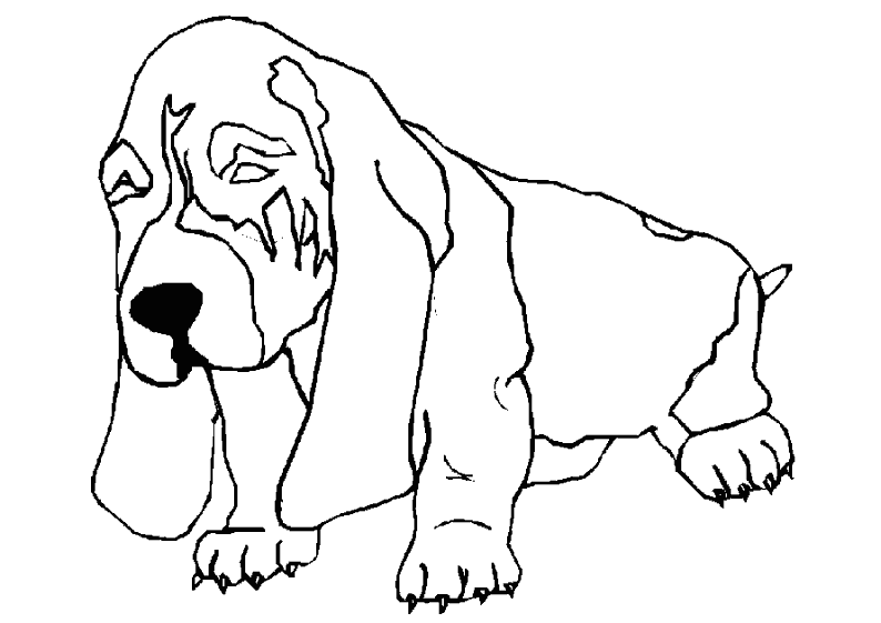 Coloring page: Dog (Animals) #3195 - Free Printable Coloring Pages