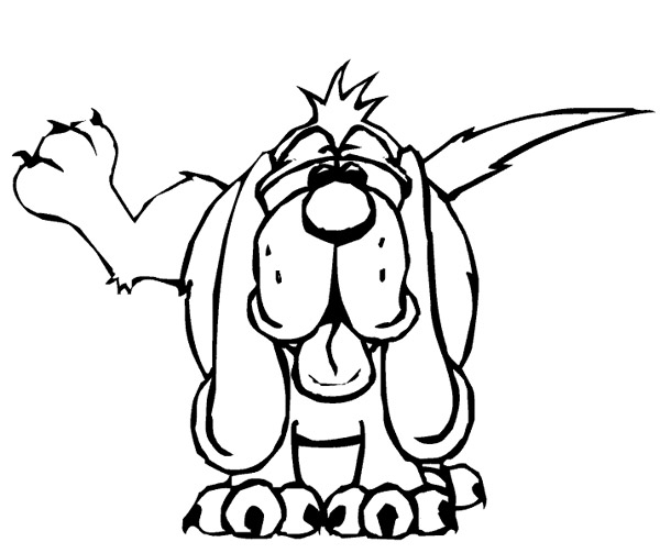 Coloring page: Dog (Animals) #3204 - Free Printable Coloring Pages