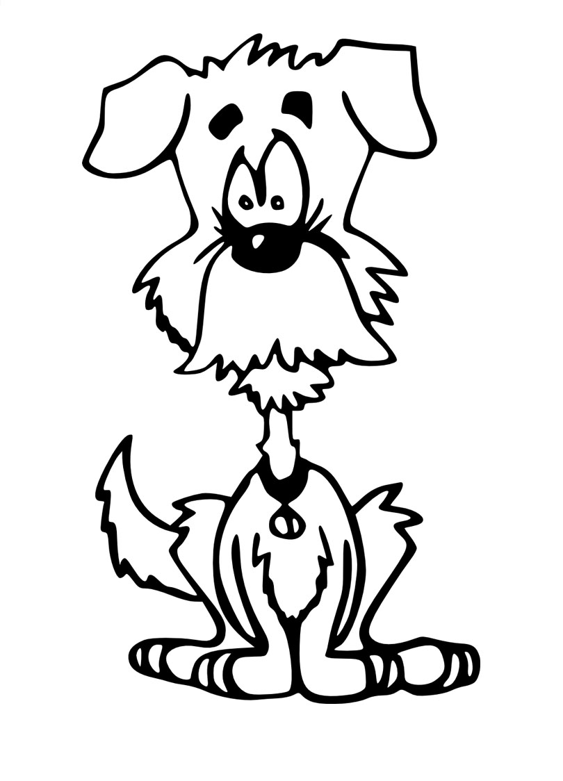 Coloring page: Dog (Animals) #48 - Free Printable Coloring Pages