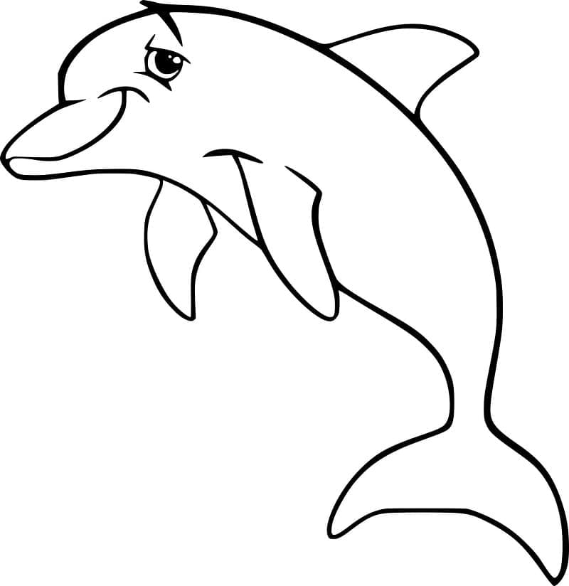 Free printable Dolphin coloring page #182747 from Animals collection