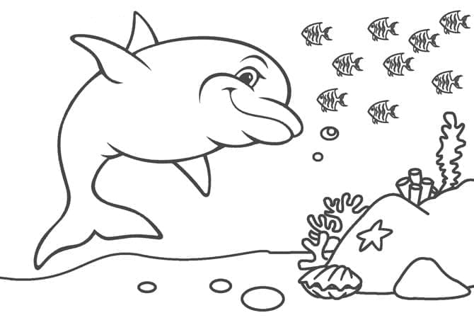 Free printable Dolphin coloring page #182748 from Animals collection