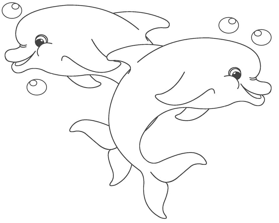 Free printable Dolphin coloring page #182752 from Animals collection