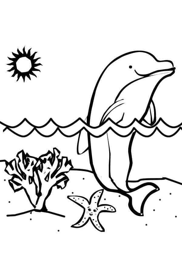 Free printable Dolphin coloring page #217206 from Animals collection