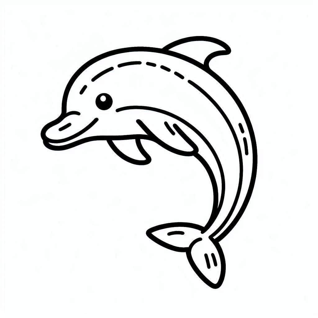 Free printable Dolphin coloring page #217222 from Animals collection