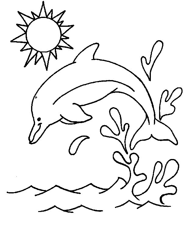 Coloring page: Dolphin (Animals) #5093 - Free Printable Coloring Pages