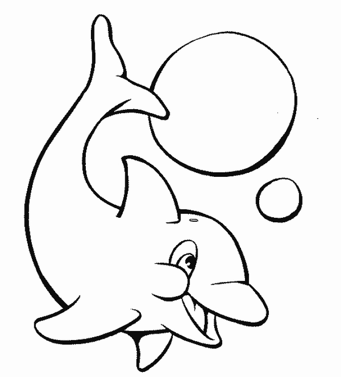 Coloring page: Dolphin (Animals) #5094 - Free Printable Coloring Pages