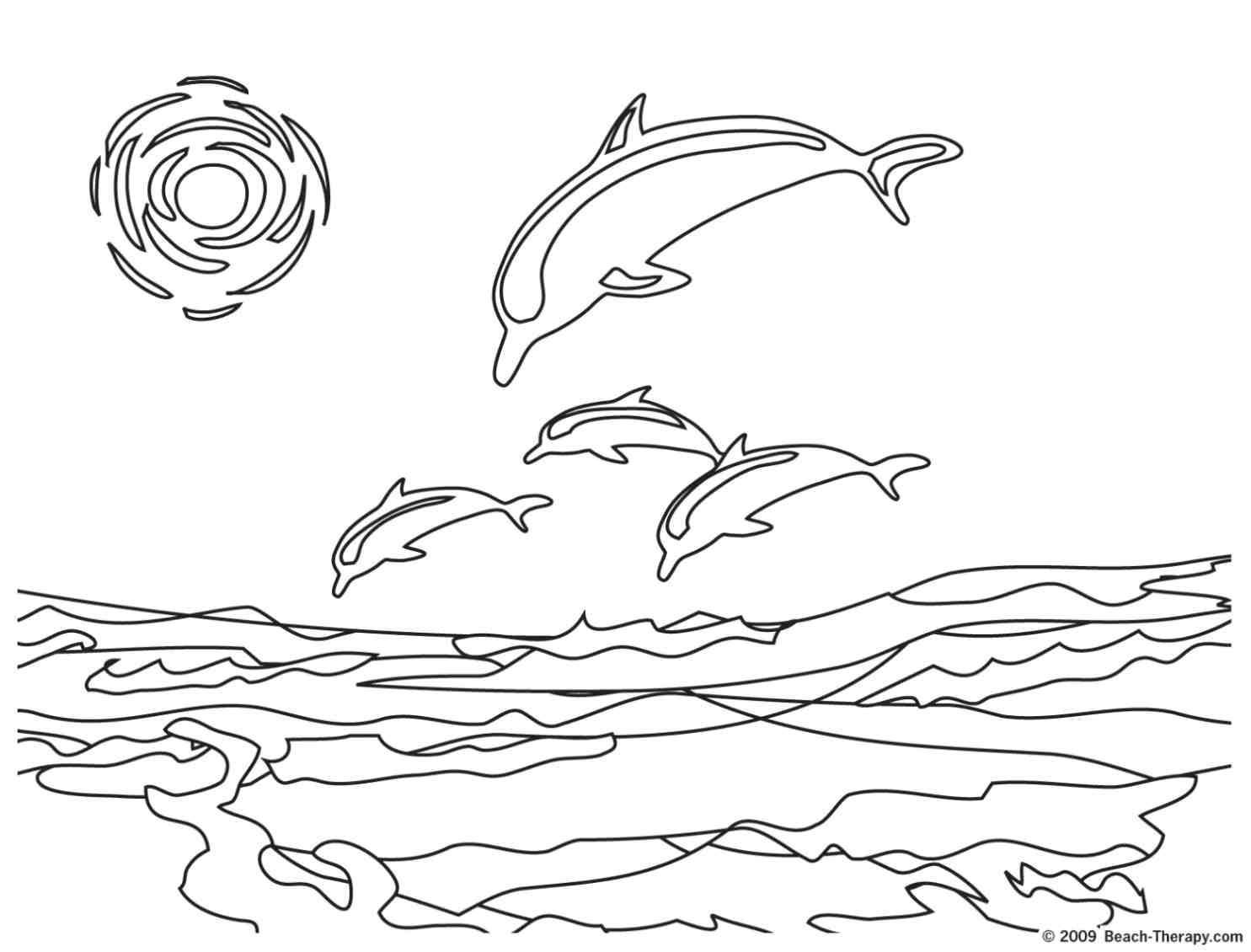 Coloring page: Dolphin (Animals) #5110 - Free Printable Coloring Pages