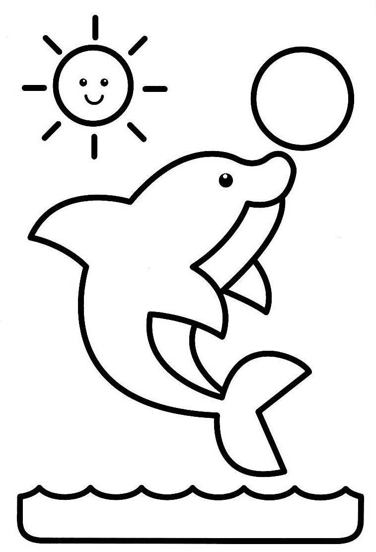 Coloring page: Dolphin (Animals) #5111 - Free Printable Coloring Pages