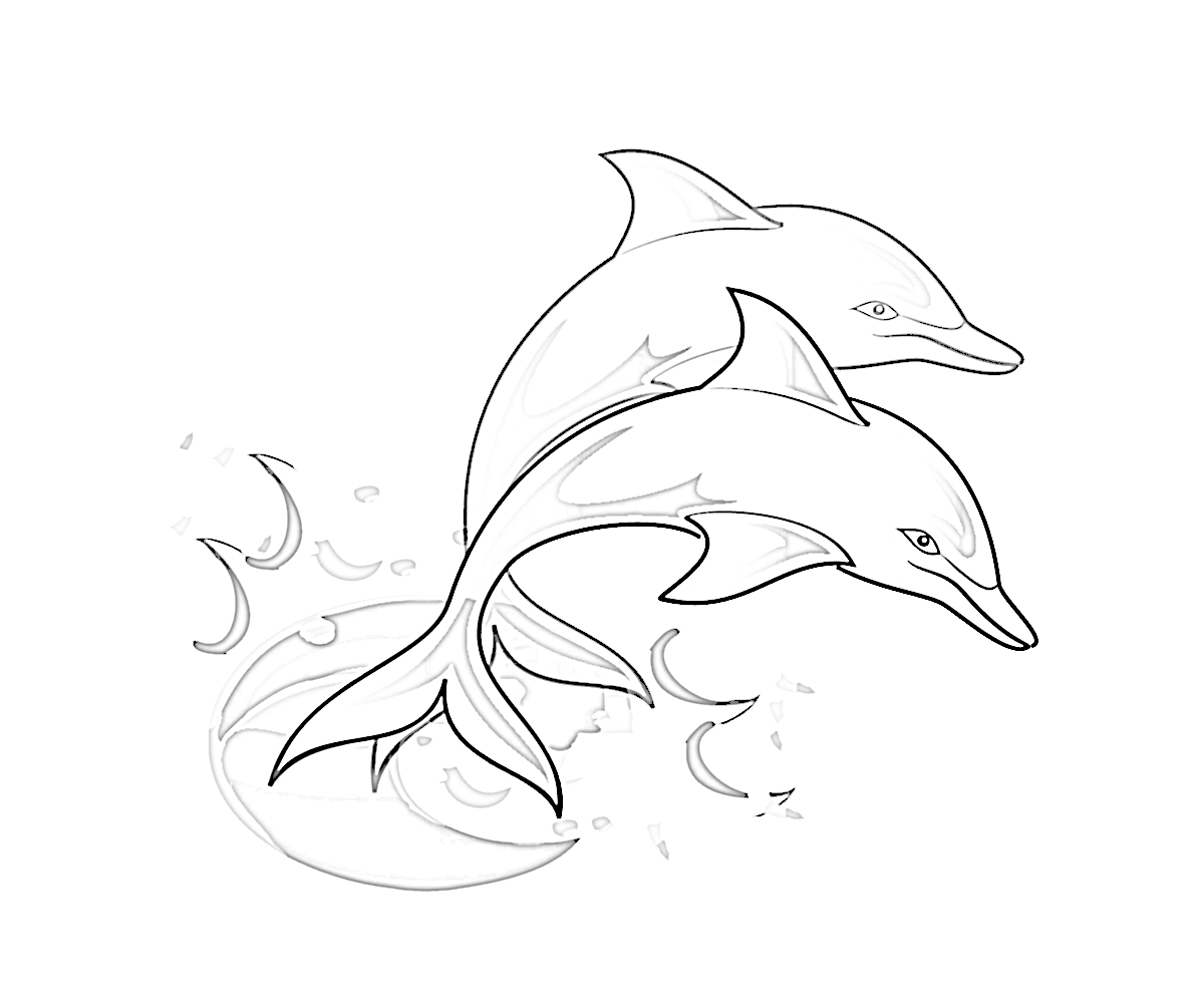 Coloring page: Dolphin (Animals) #5113 - Free Printable Coloring Pages