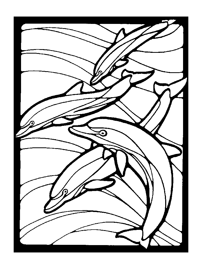Coloring page: Dolphin (Animals) #5127 - Free Printable Coloring Pages