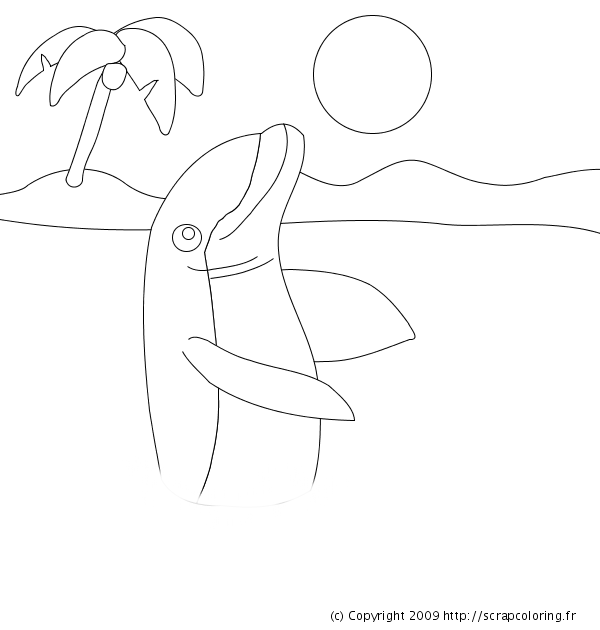 Coloring page: Dolphin (Animals) #5133 - Free Printable Coloring Pages