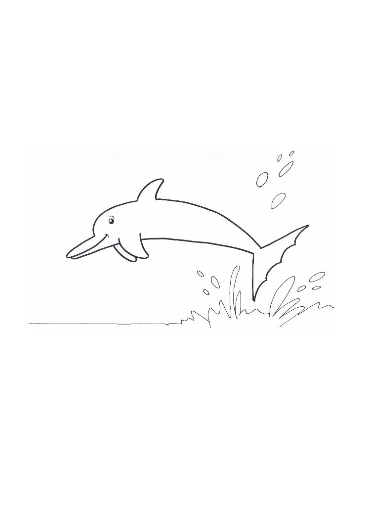 Coloring page: Dolphin (Animals) #5148 - Free Printable Coloring Pages