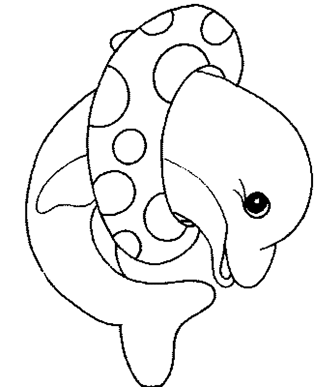 Coloring page: Dolphin (Animals) #5154 - Free Printable Coloring Pages