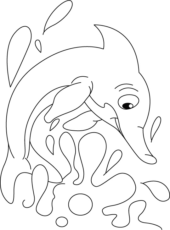 Coloring page: Dolphin (Animals) #5164 - Free Printable Coloring Pages