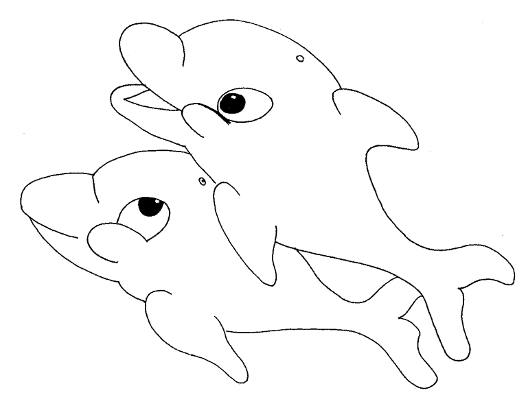 Coloring page: Dolphin (Animals) #5172 - Free Printable Coloring Pages