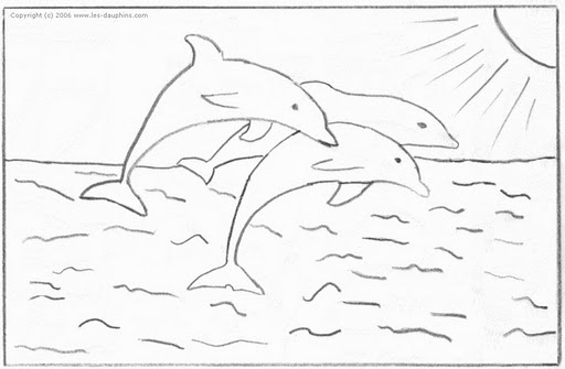 Coloring page: Dolphin (Animals) #5173 - Free Printable Coloring Pages