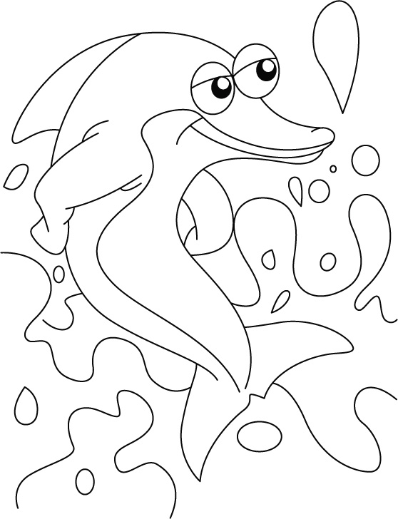 Coloring page: Dolphin (Animals) #5174 - Free Printable Coloring Pages