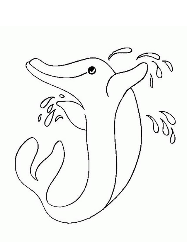 Coloring page: Dolphin (Animals) #5179 - Free Printable Coloring Pages