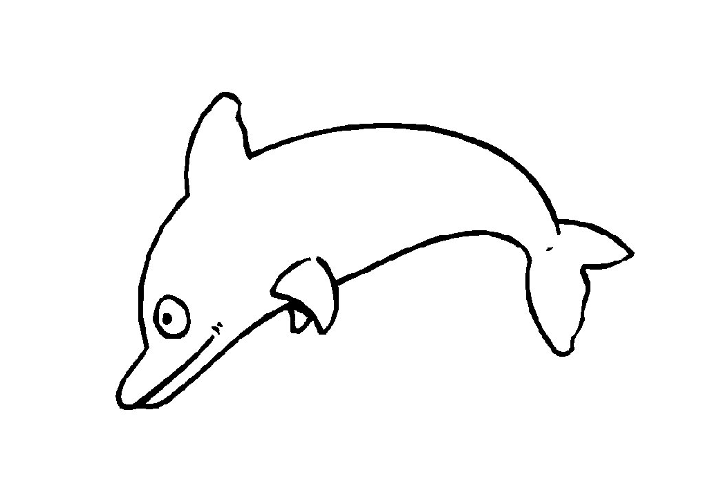 Coloring page: Dolphin (Animals) #5198 - Free Printable Coloring Pages