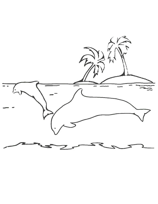 Coloring page: Dolphin (Animals) #5205 - Free Printable Coloring Pages
