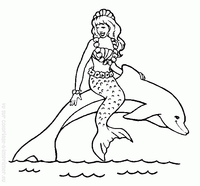 Coloring page: Dolphin (Animals) #5237 - Free Printable Coloring Pages