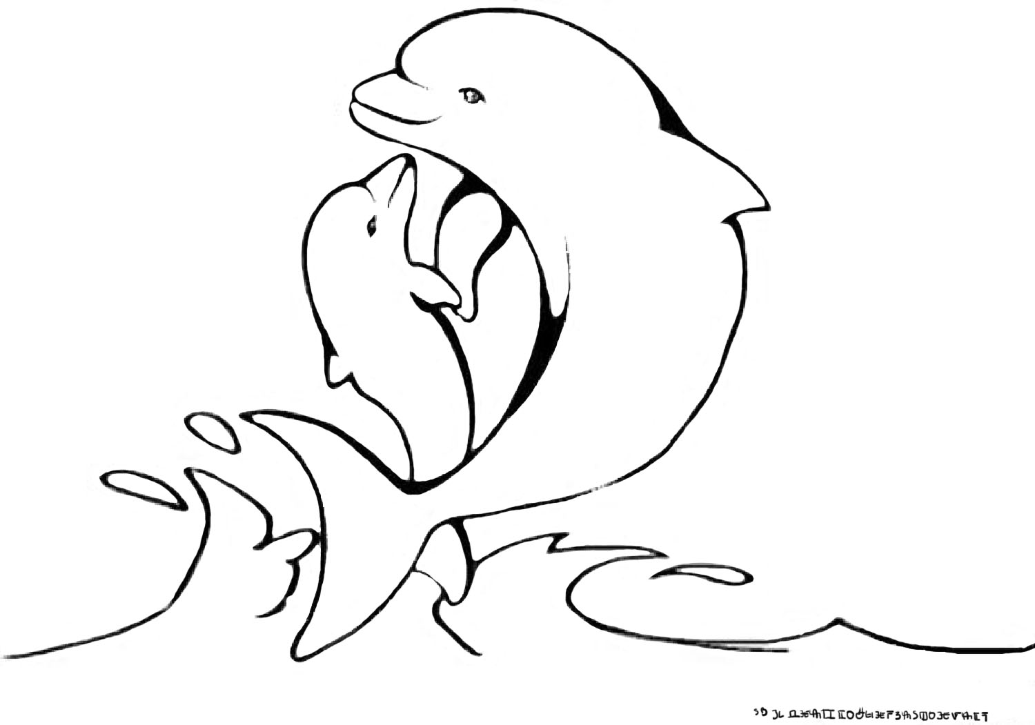 Coloring page: Dolphin (Animals) #5239 - Free Printable Coloring Pages