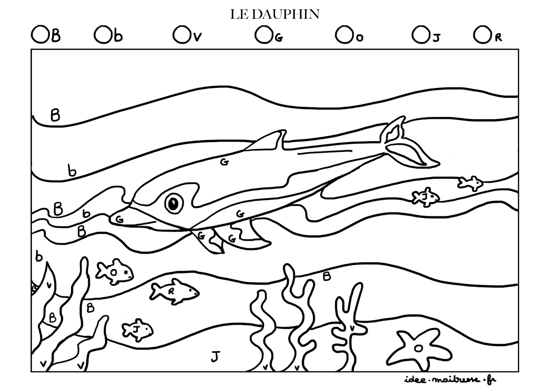 Coloring page: Dolphin (Animals) #5242 - Free Printable Coloring Pages