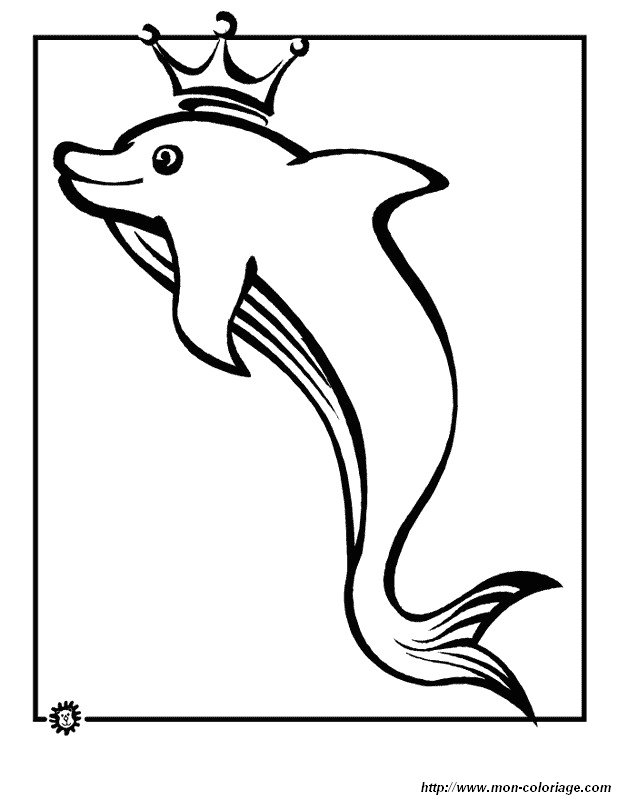 Coloring page: Dolphin (Animals) #5245 - Free Printable Coloring Pages