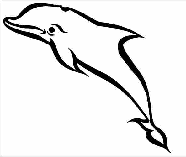 Coloring page: Dolphin (Animals) #5266 - Free Printable Coloring Pages