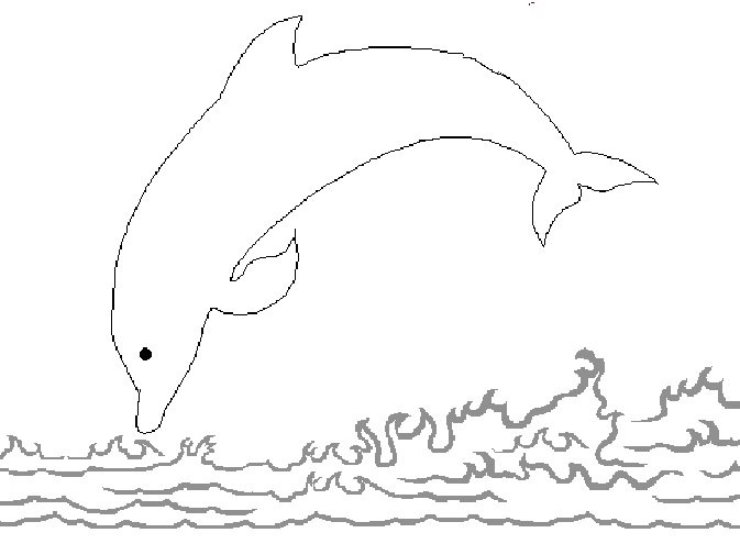 Coloring page: Dolphin (Animals) #5278 - Free Printable Coloring Pages