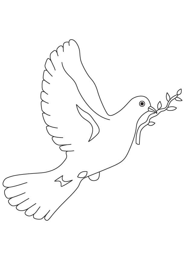 Coloring page: Dove (Animals) #3892 - Free Printable Coloring Pages