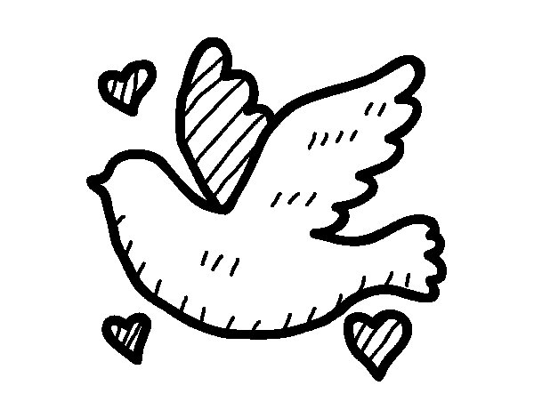 Coloring page: Dove (Animals) #3908 - Free Printable Coloring Pages