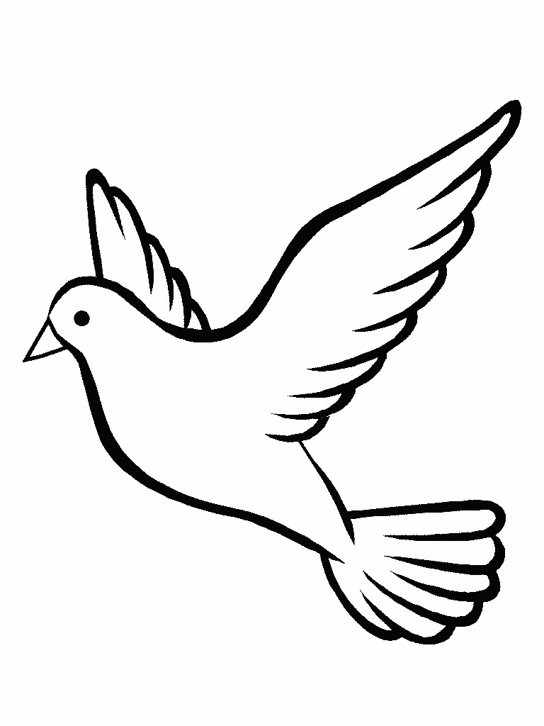 Dove Animals Free Printable Coloring Pages