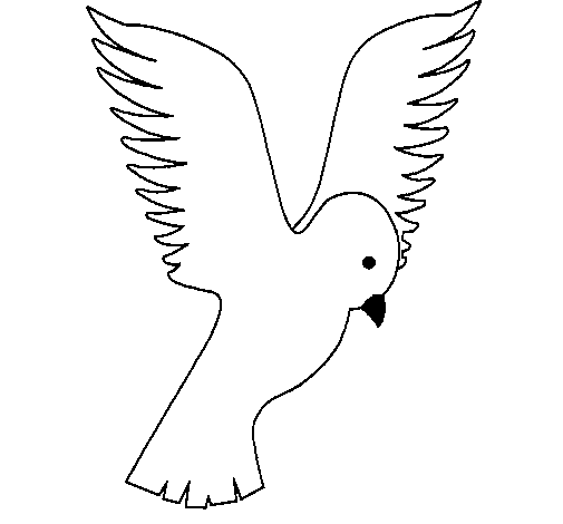 Coloring page: Dove (Animals) #3931 - Free Printable Coloring Pages