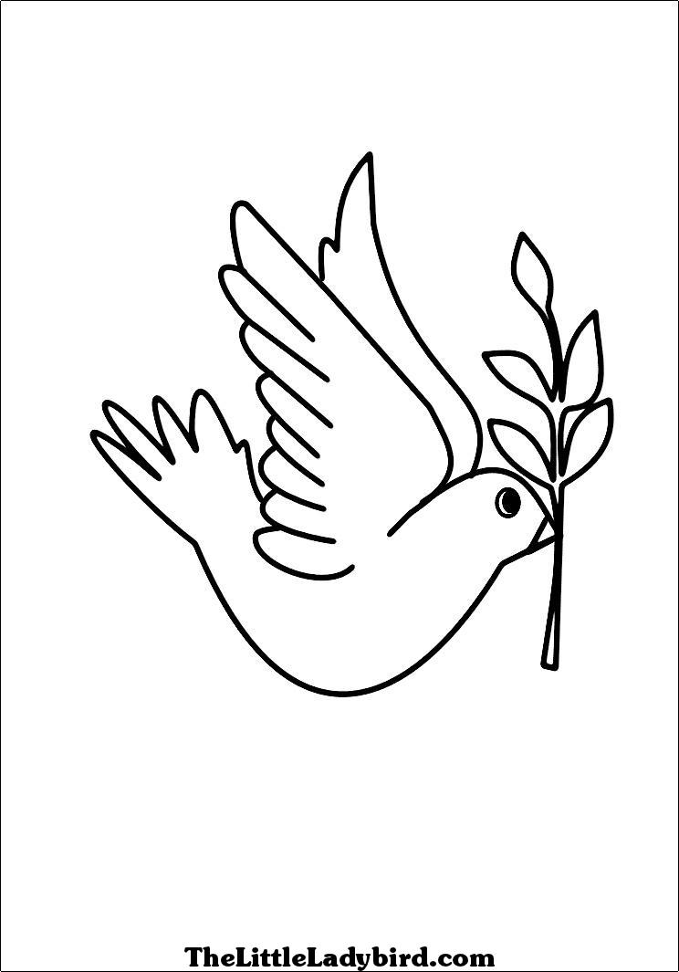 Coloring page: Dove (Animals) #3939 - Free Printable Coloring Pages