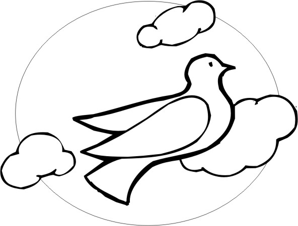 Coloring page: Dove (Animals) #3972 - Free Printable Coloring Pages