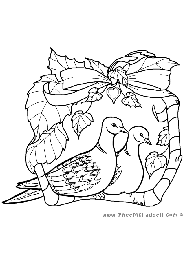 Coloring page: Dove (Animals) #3976 - Free Printable Coloring Pages