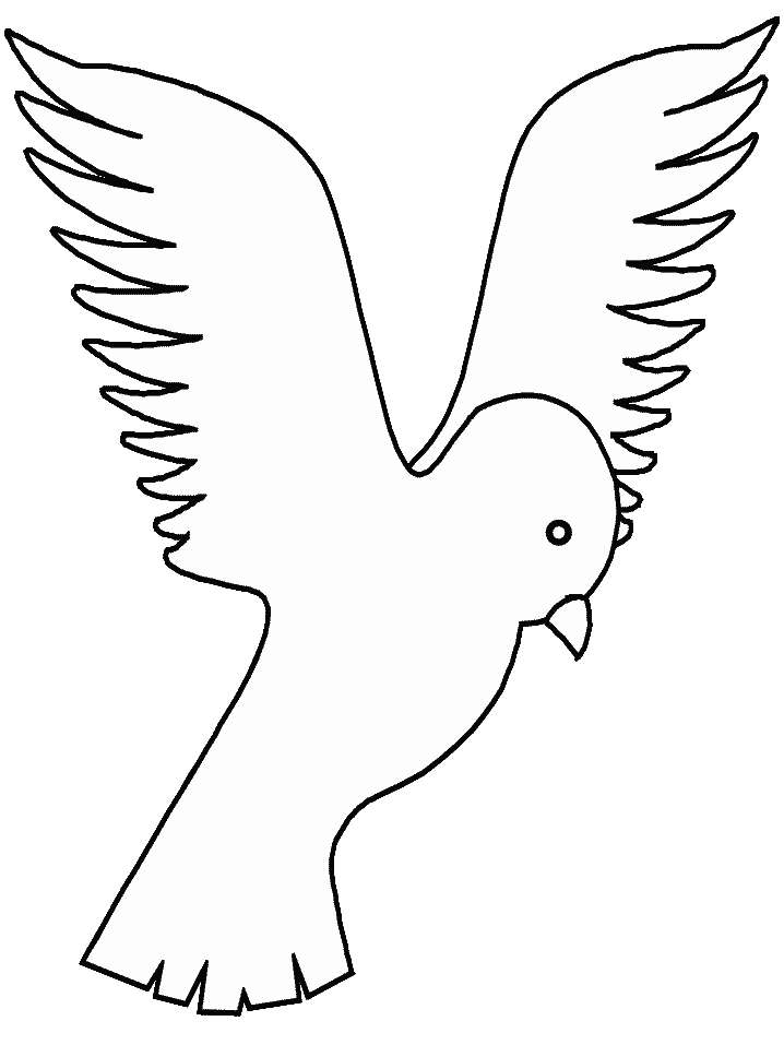 Coloring page: Dove (Animals) #3981 - Free Printable Coloring Pages
