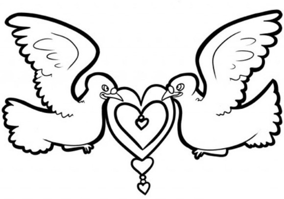 Coloring page: Dove (Animals) #3995 - Free Printable Coloring Pages