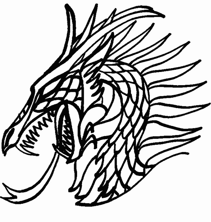 Coloring page: Dragon (Animals) #5696 - Free Printable Coloring Pages