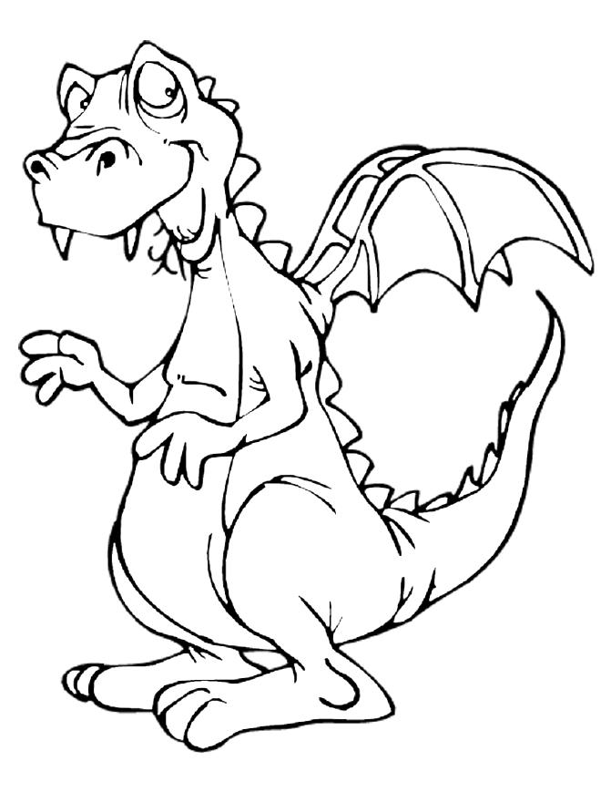 Coloring page: Dragon (Animals) #5699 - Free Printable Coloring Pages